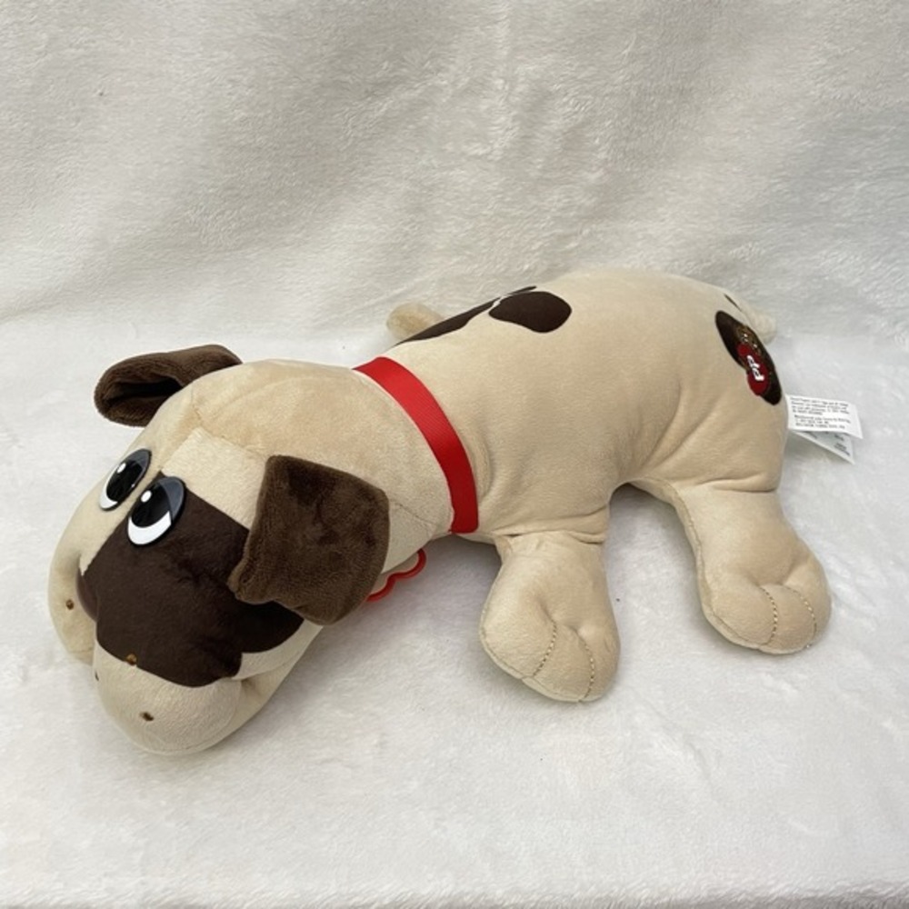 2021 Pound Puppy By Hasbro 18" Dog Brown Tan Name‎ Tag Collar